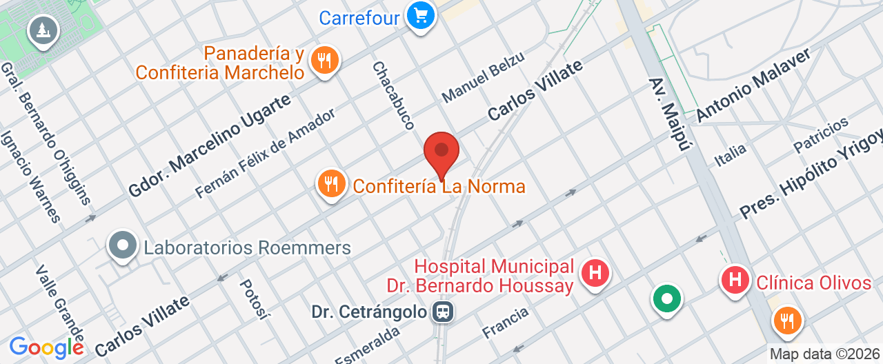 Mapa de la ubicación