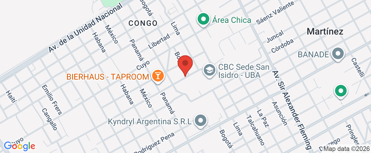 Mapa de la ubicación