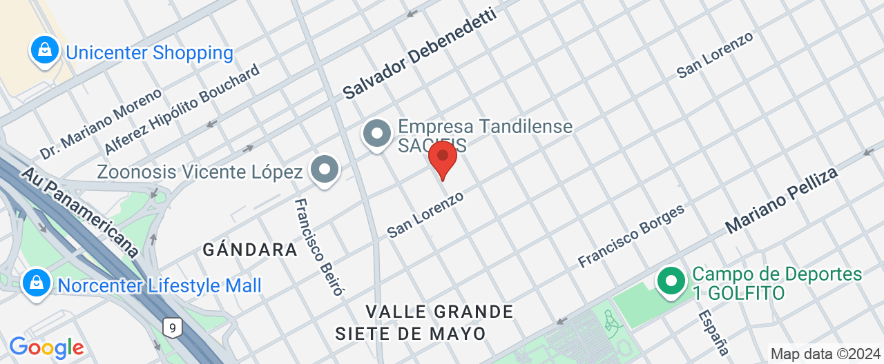 Mapa de la ubicación