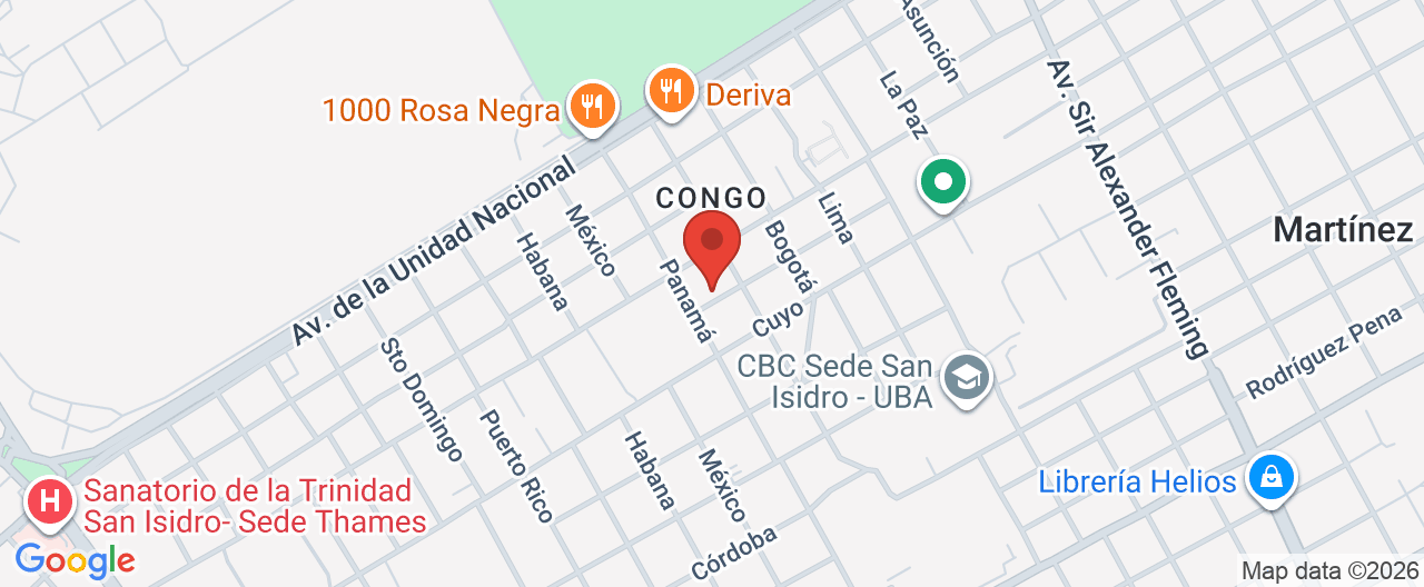 Mapa de la ubicación