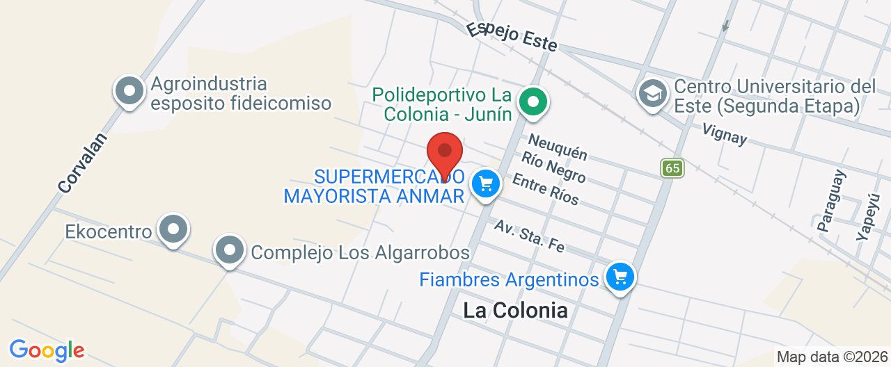 Mapa de la ubicación