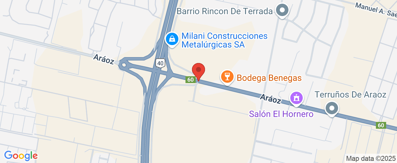 Mapa de la ubicación