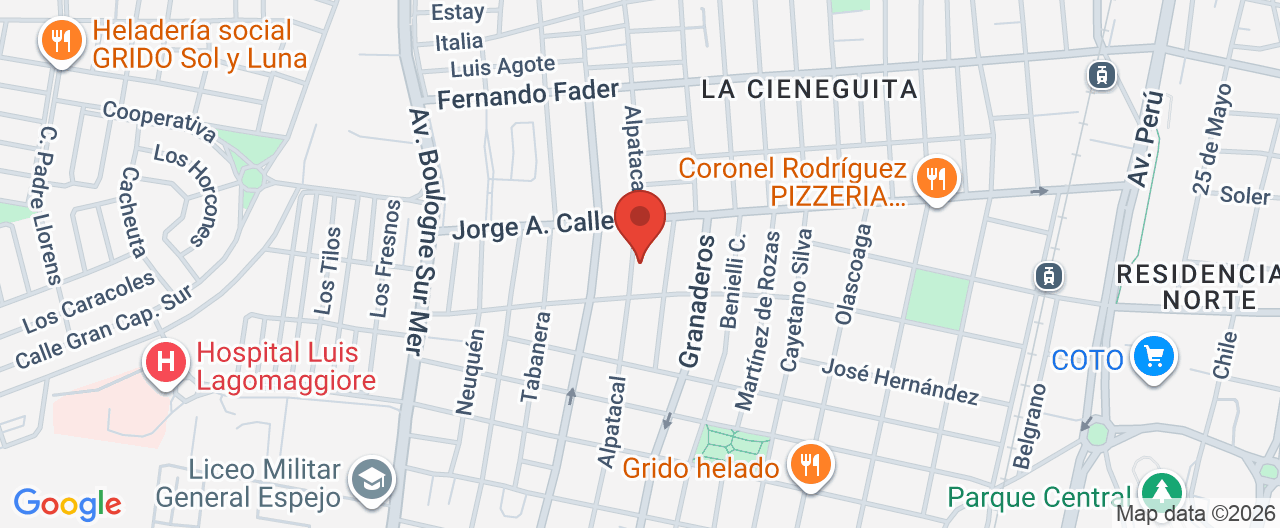 Mapa de la ubicación