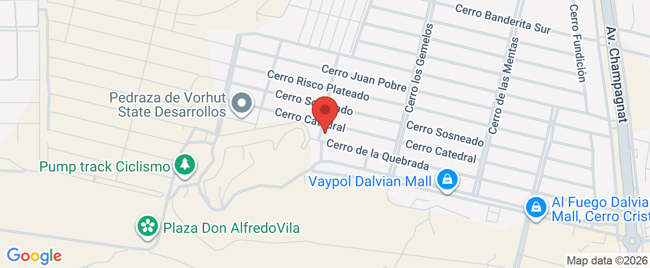 Mapa de la ubicación