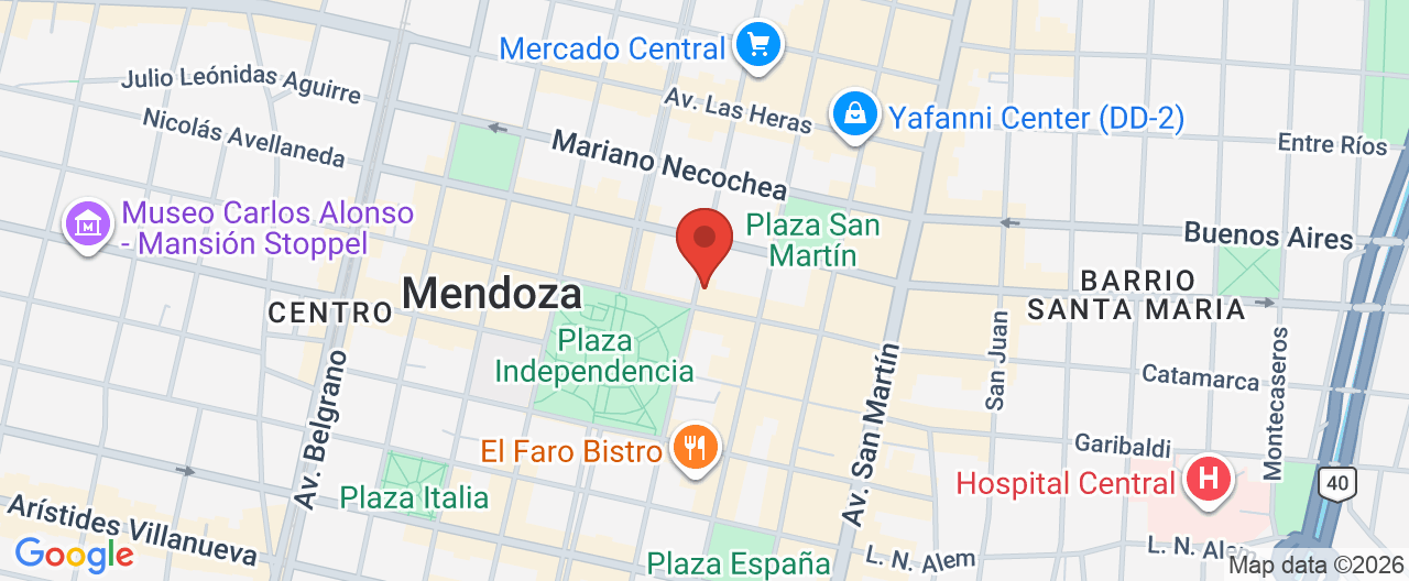 Mapa de la ubicación