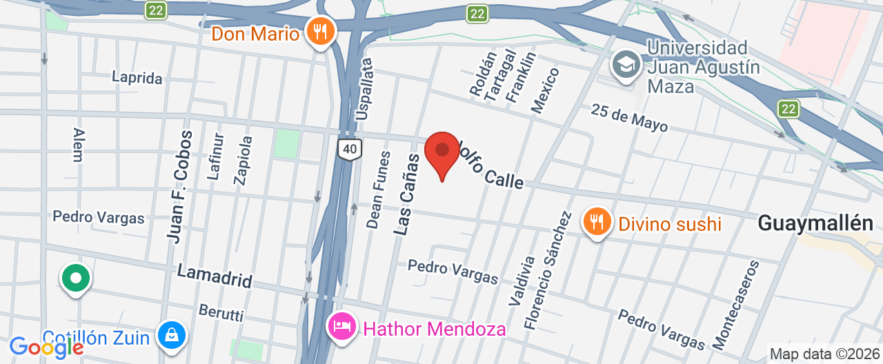 Mapa de la ubicación