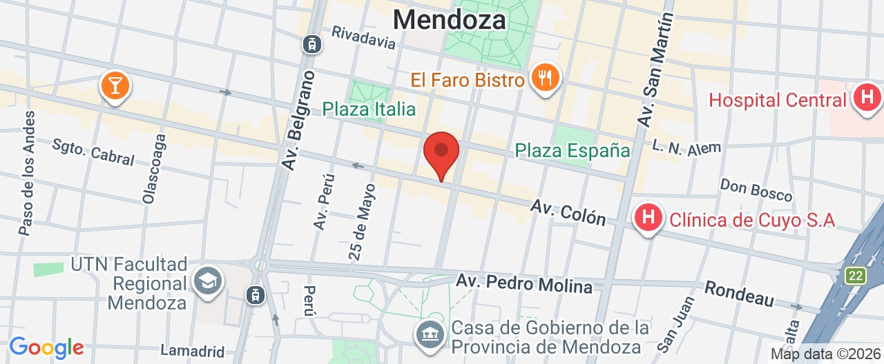 Mapa de la ubicación