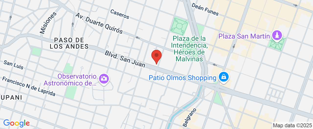 Mapa de la ubicación