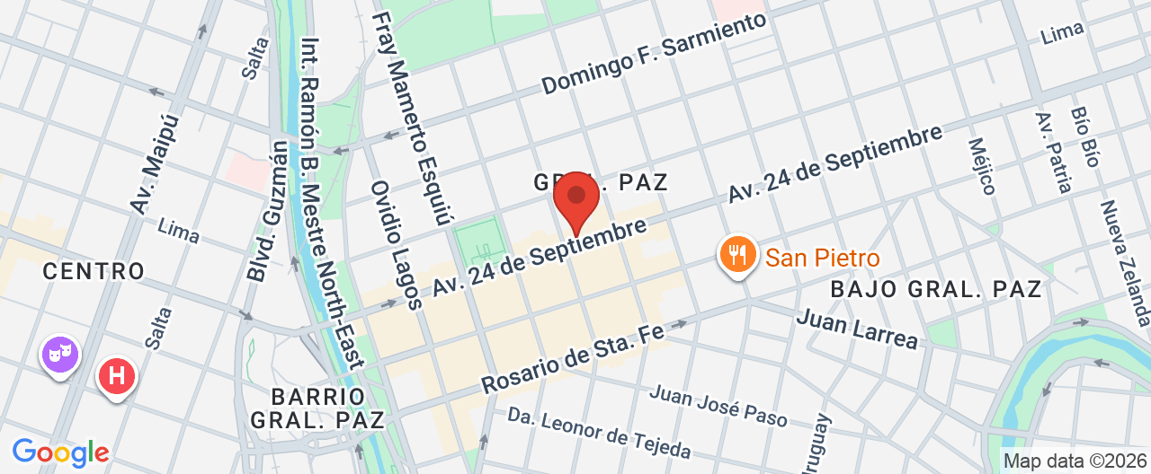 Mapa de la ubicación