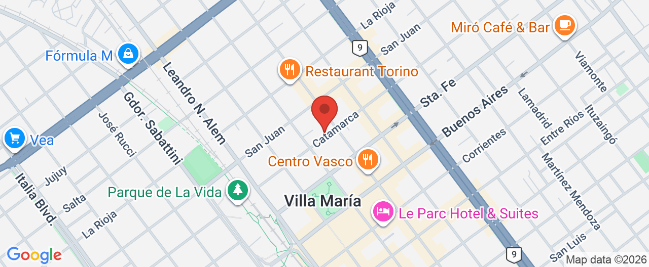 Mapa de la ubicación