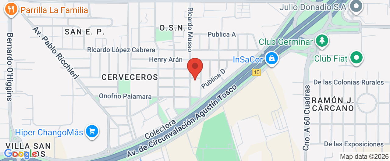 Mapa de la ubicación