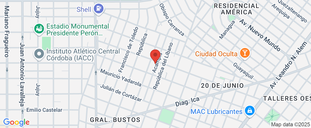 Mapa de la ubicación