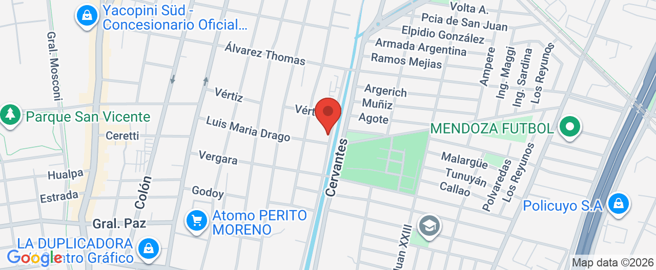Mapa de la ubicación