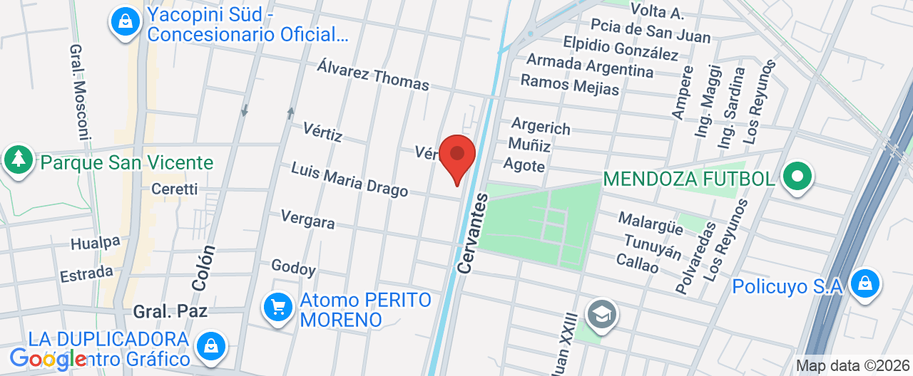 Mapa de la ubicación