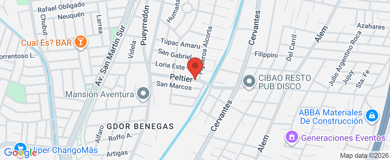 Mapa de la ubicación