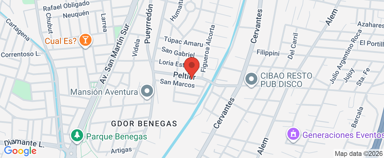 Mapa de la ubicación