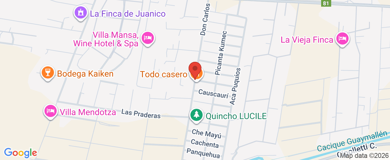 Mapa de la ubicación