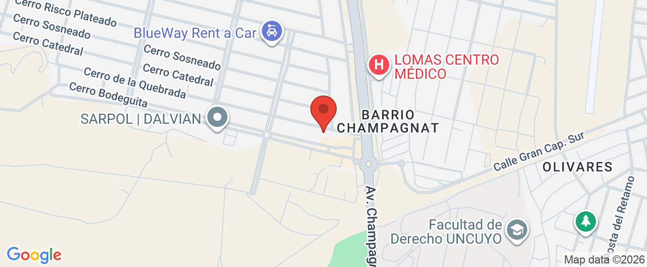Mapa de la ubicación