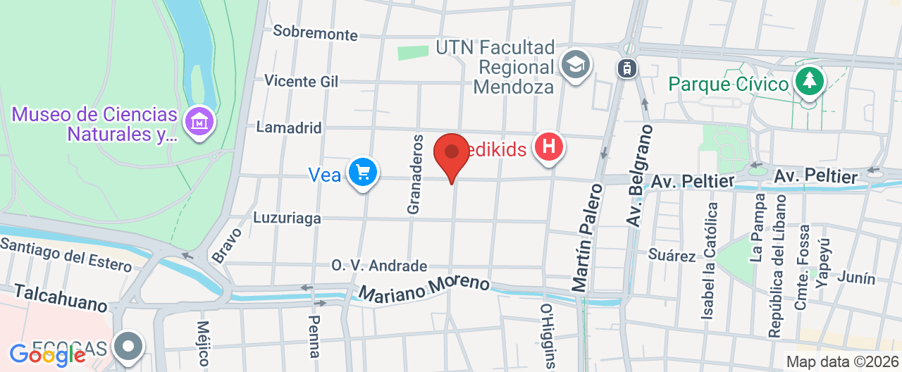 Mapa de la ubicación