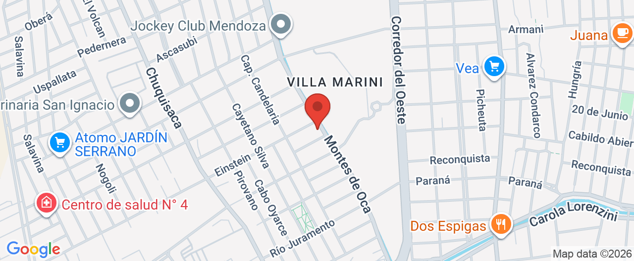 Mapa de la ubicación