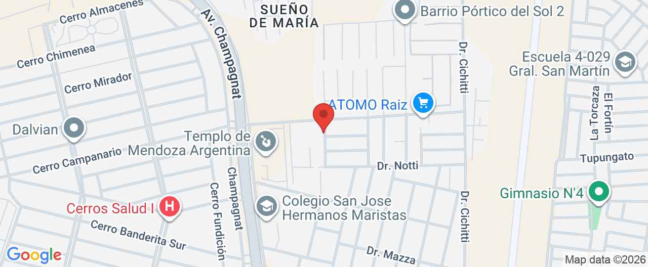 Mapa de la ubicación
