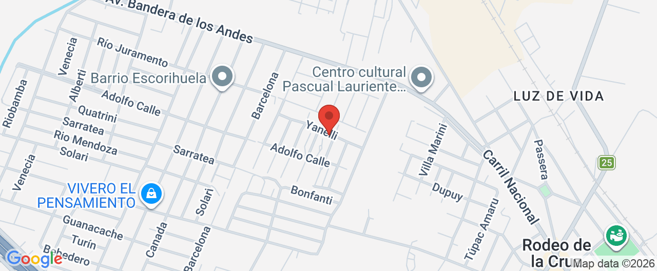 Mapa de la ubicación
