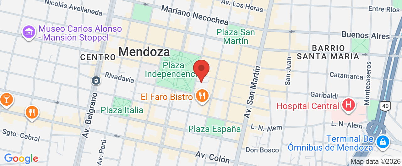 Mapa de la ubicación