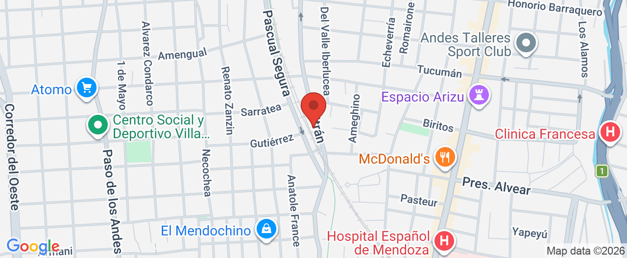Mapa de la ubicación