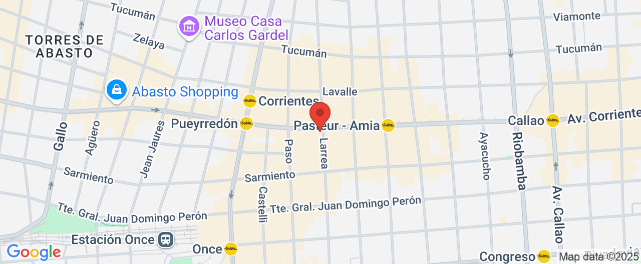 Mapa de la ubicación