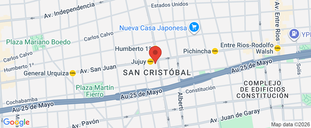 Mapa de la ubicación