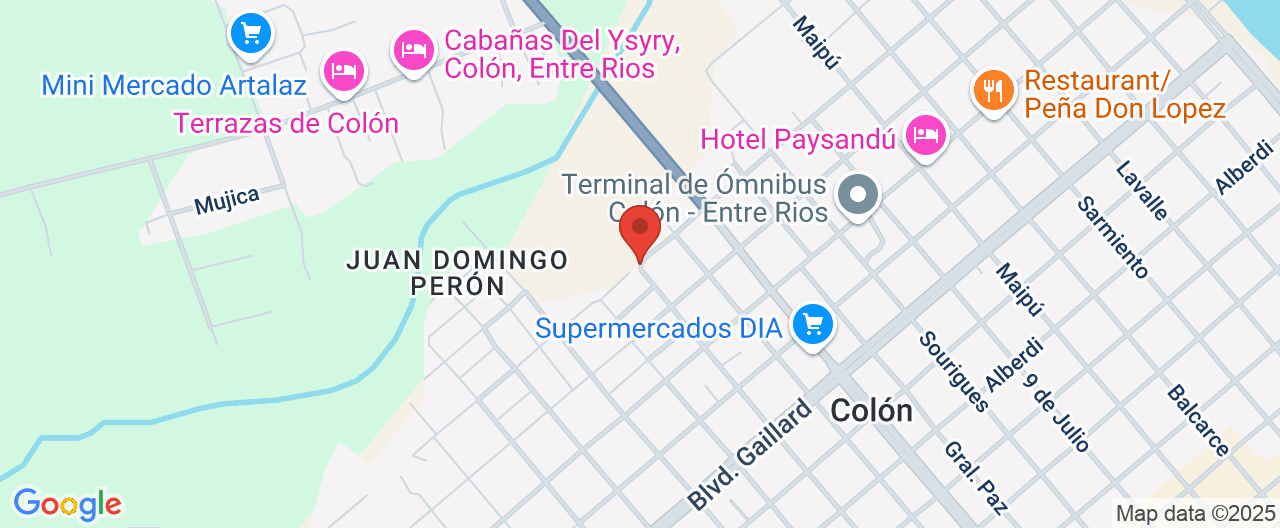 Mapa de la ubicación