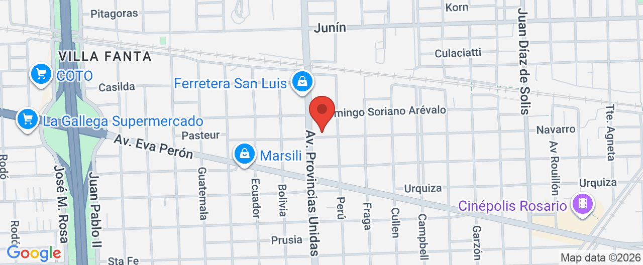 Mapa de la ubicación