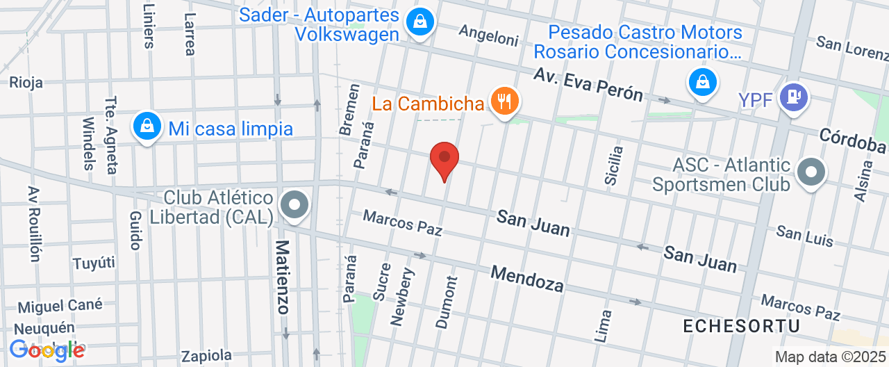 Mapa de la ubicación