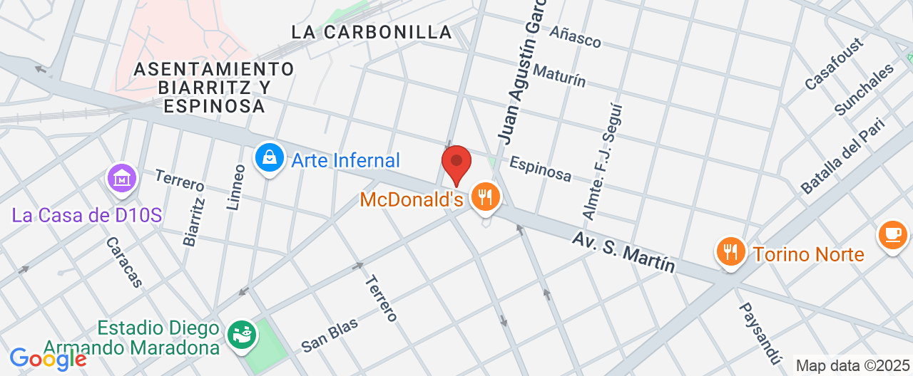 Mapa de la ubicación