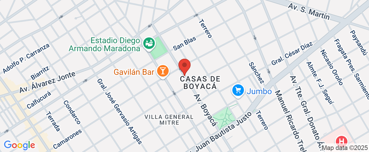 Mapa de la ubicación
