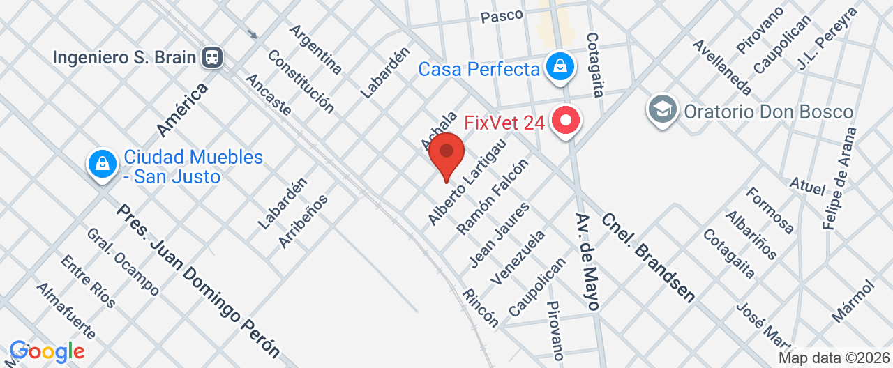 Mapa de la ubicación