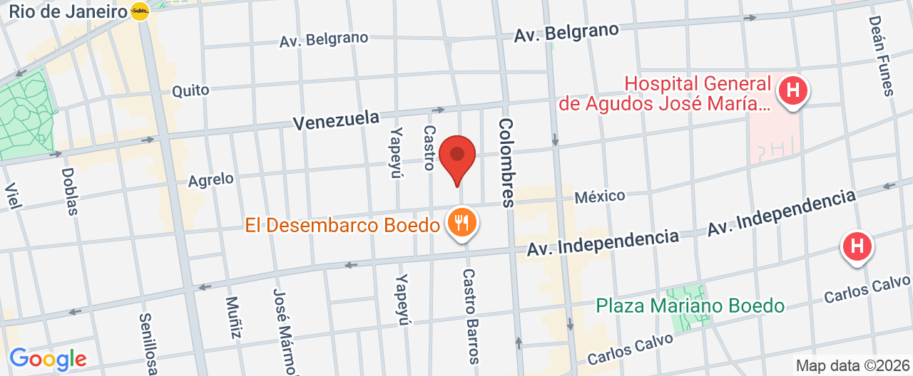 Mapa de la ubicación