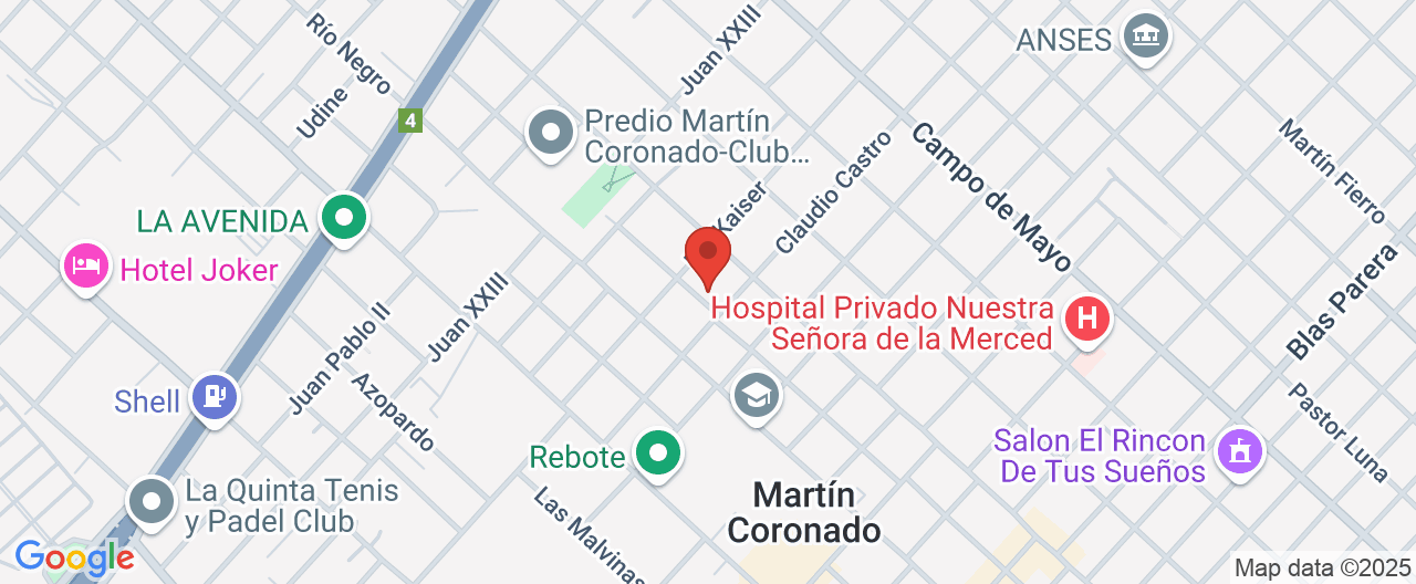 Mapa de la ubicación