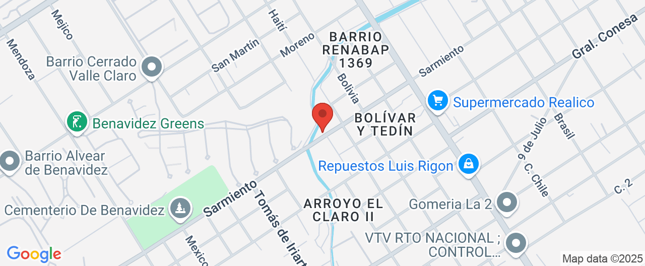 Mapa de la ubicación