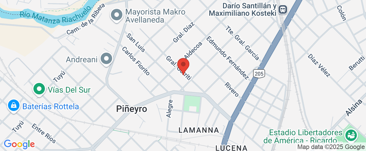 Mapa de la ubicación