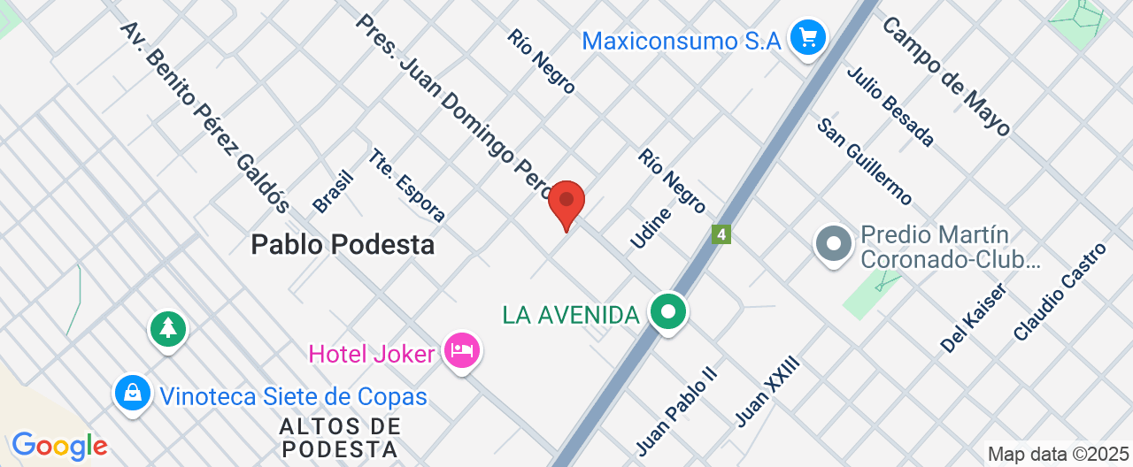 Mapa de la ubicación