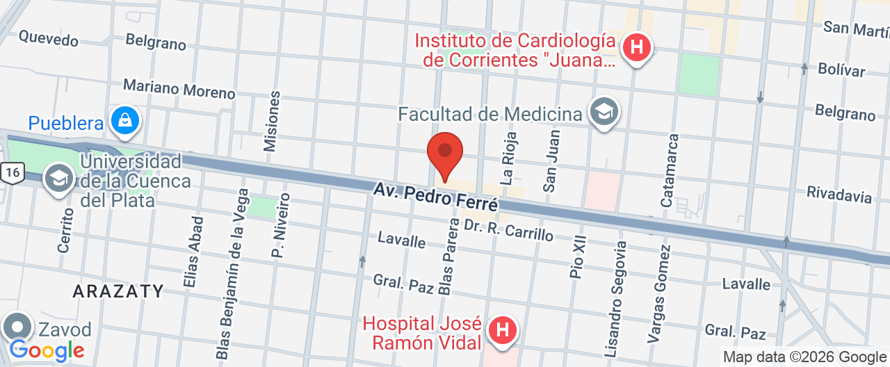 Mapa de la ubicación