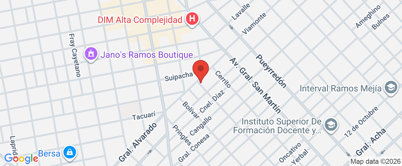 Mapa de la ubicación