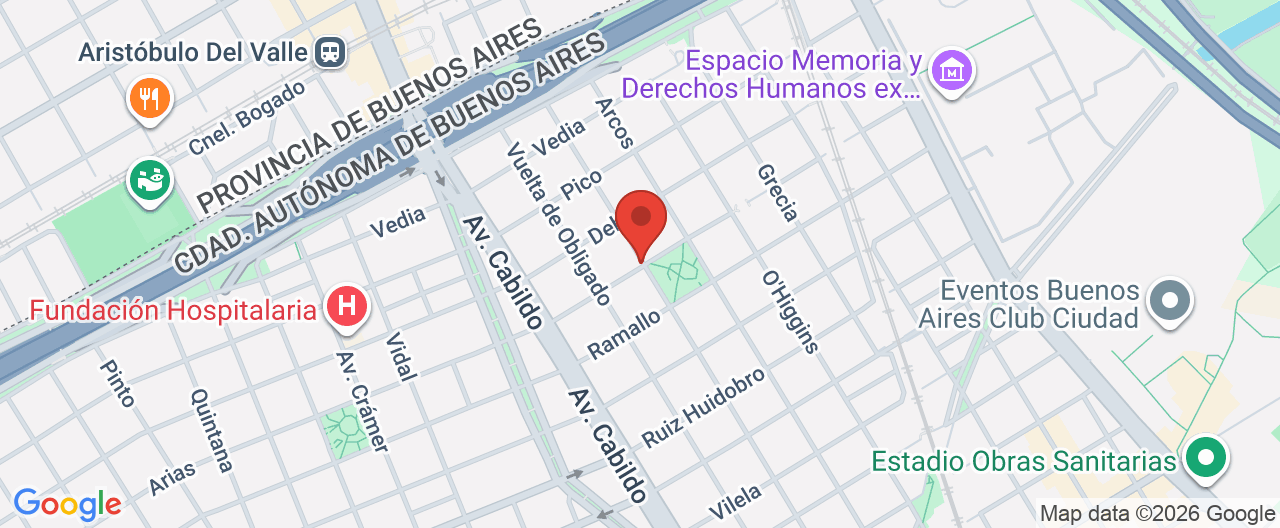 Mapa de la ubicación