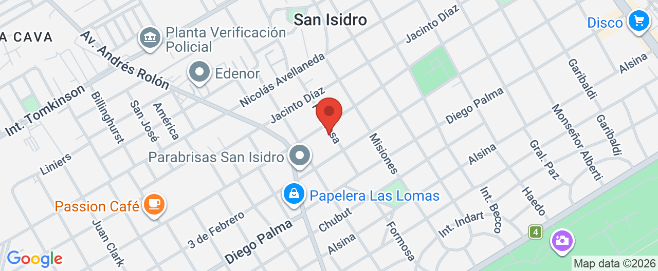 Mapa de la ubicación