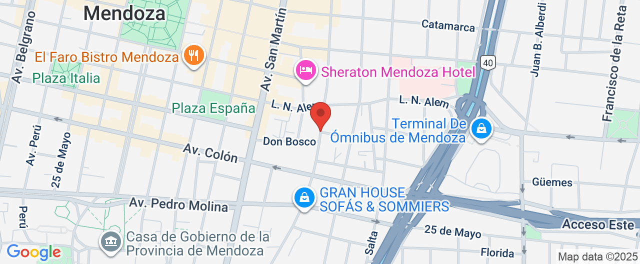 Mapa de la ubicación