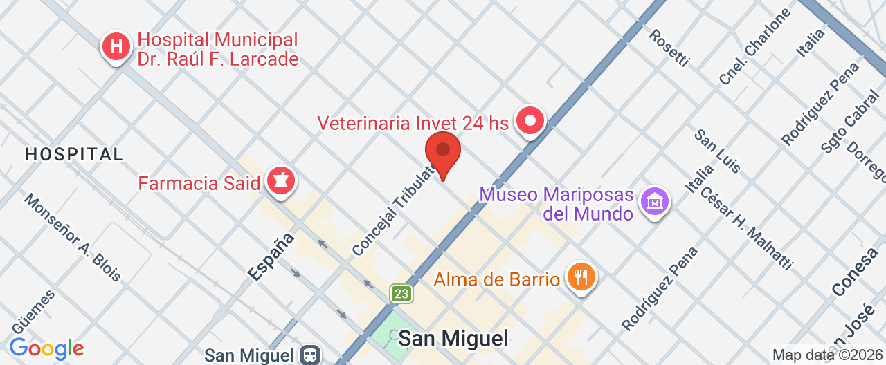 Mapa de la ubicación