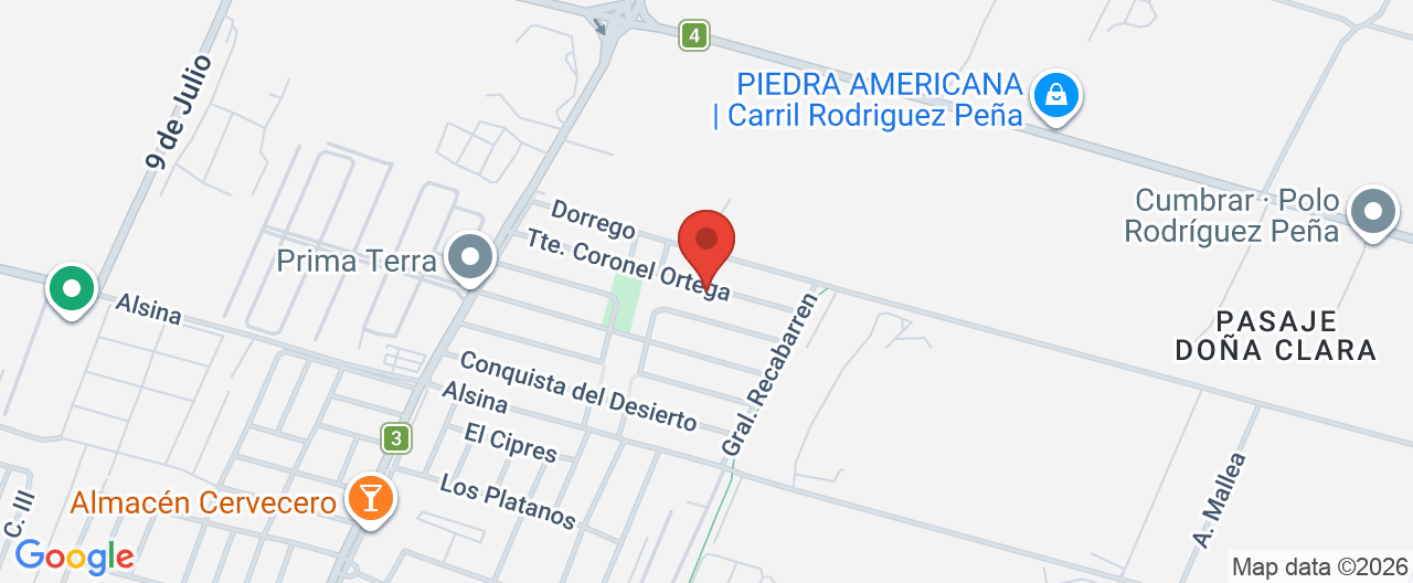Mapa de la ubicación