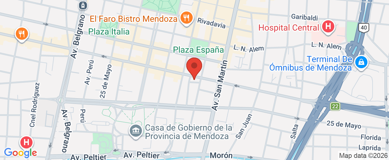 Mapa de la ubicación