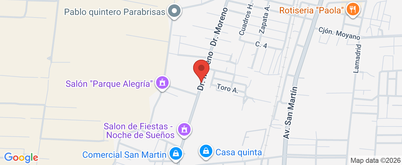 Mapa de la ubicación